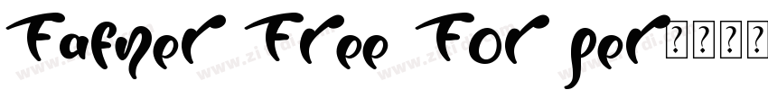 Fafner Free For per字体转换